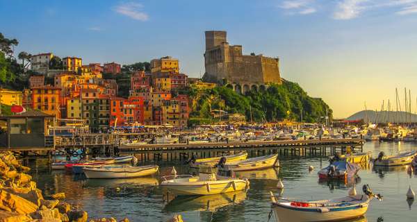 <b>The Gulf of Poets and La Spezia</b>, a charm of the Ligurian Riviera.
