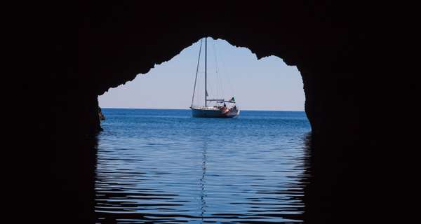 Sea Ox Cave in Filicudi