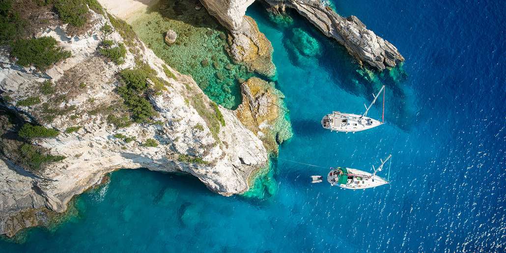 Private yacht sailing holidays with skipper in the Ionian Islands